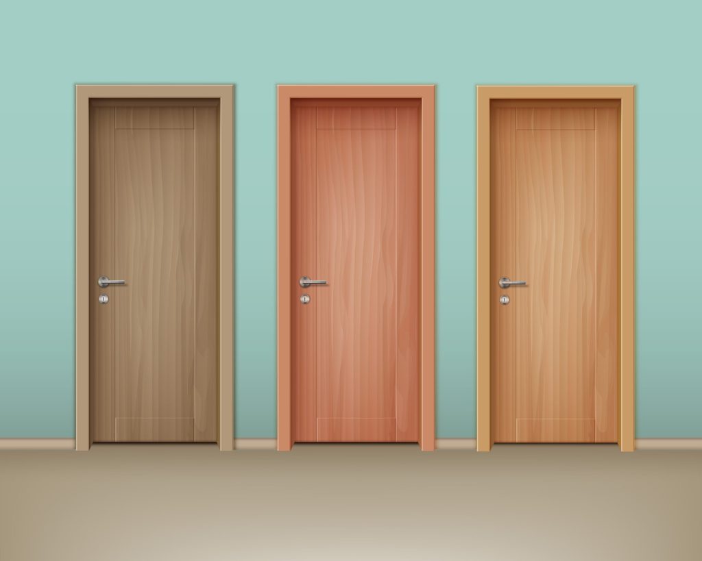 Portas prontas para sua casa!